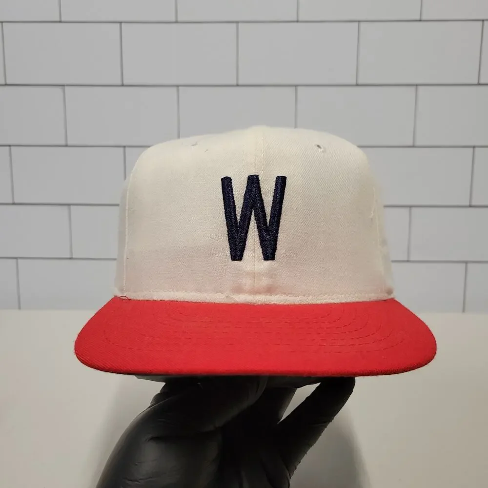 Vintage Washington Senators Roman Pro 7 3/8 Cooperstown Collection Fitted Hat